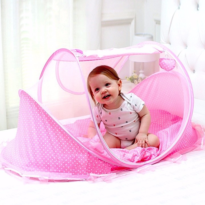 Mùng màn ngủ chống muỗi có nhạc và đa năng tiện lợi và dễ gấp cho mẹ và bé
