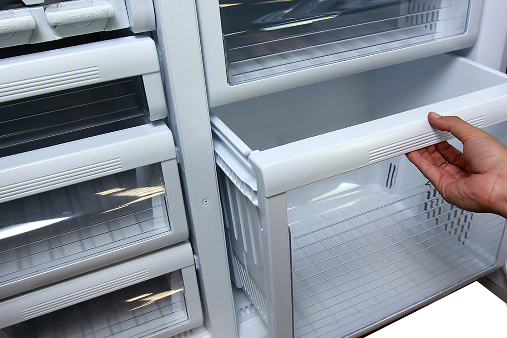 Tủ Lạnh Inverter Mitsubishi MR-L72EH-STV (580L) - Hàng Chính Hãng + Tặng Bình Đun Siêu Tốc