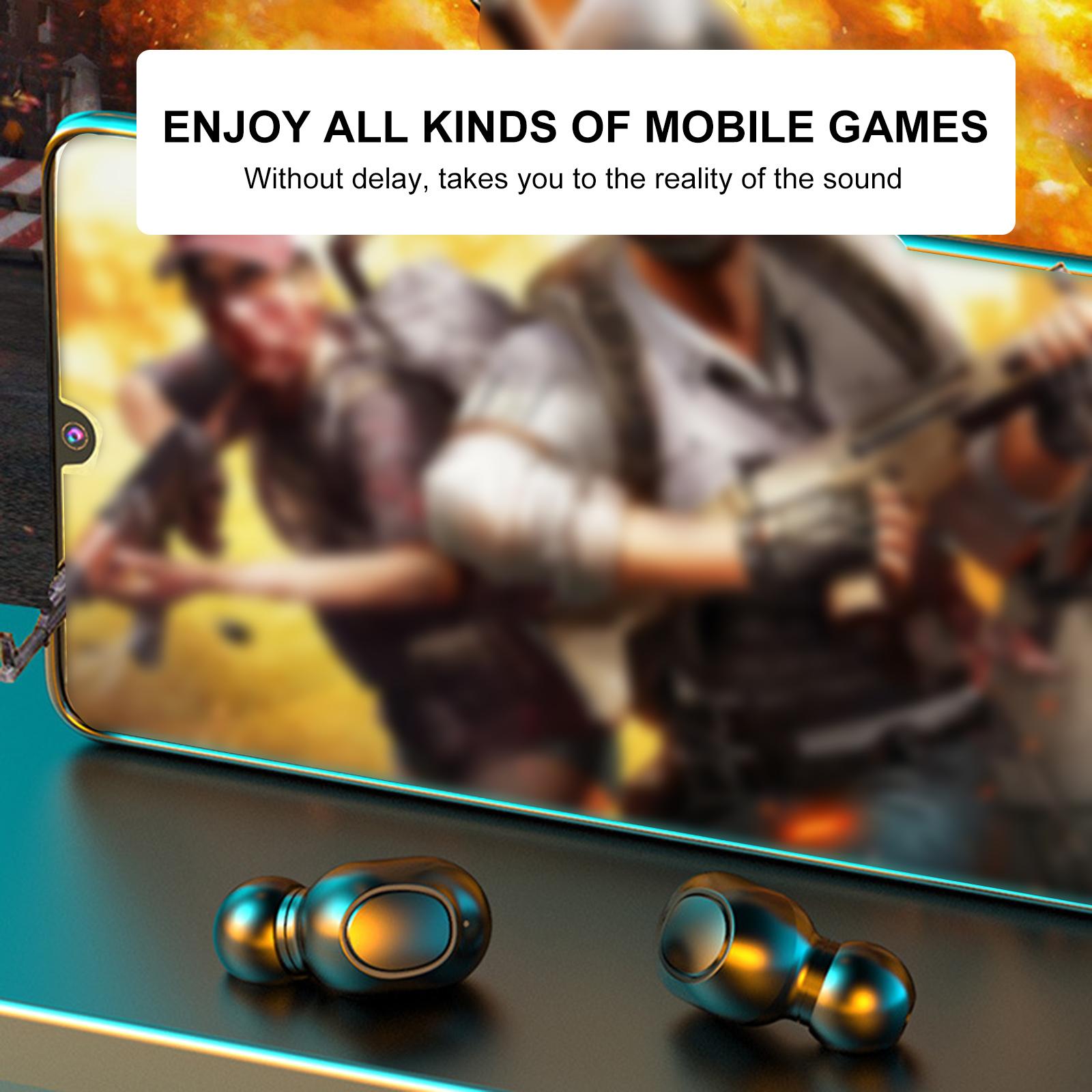 Tai nghe không dây Bluetooth 5.0 TWS có Mic LED Màn hình hiển thị chống nước LB60