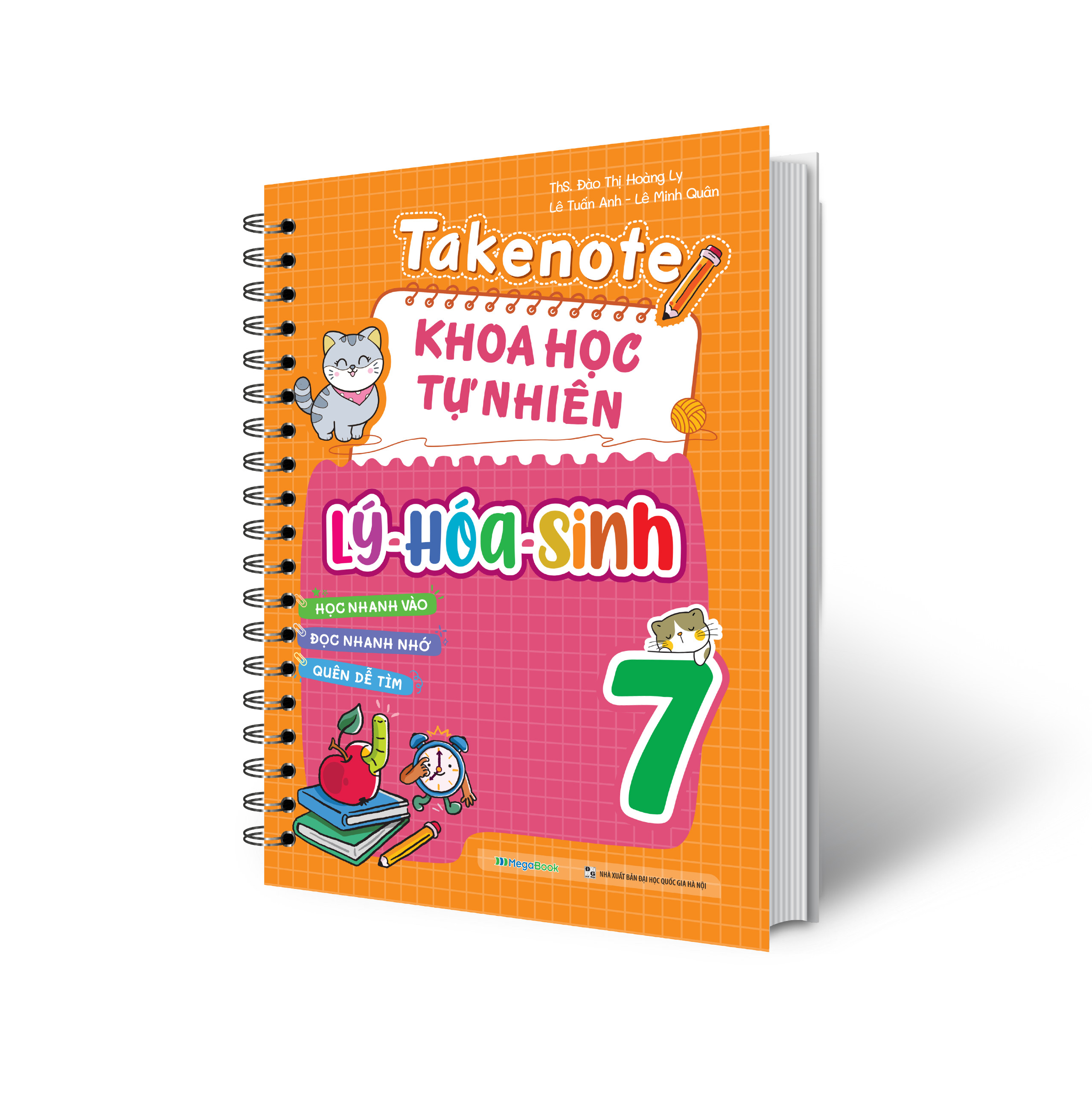 Sách Takenote Khoa học tự nhiên Lý - Hóa - Sinh Lớp 7