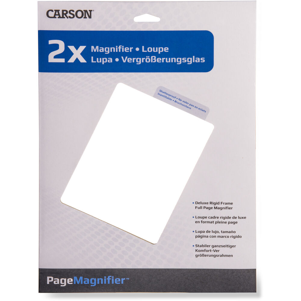 Kính lúp đọc sách cỡ lớn Carson DM-21 - Hàng Chính Hãng