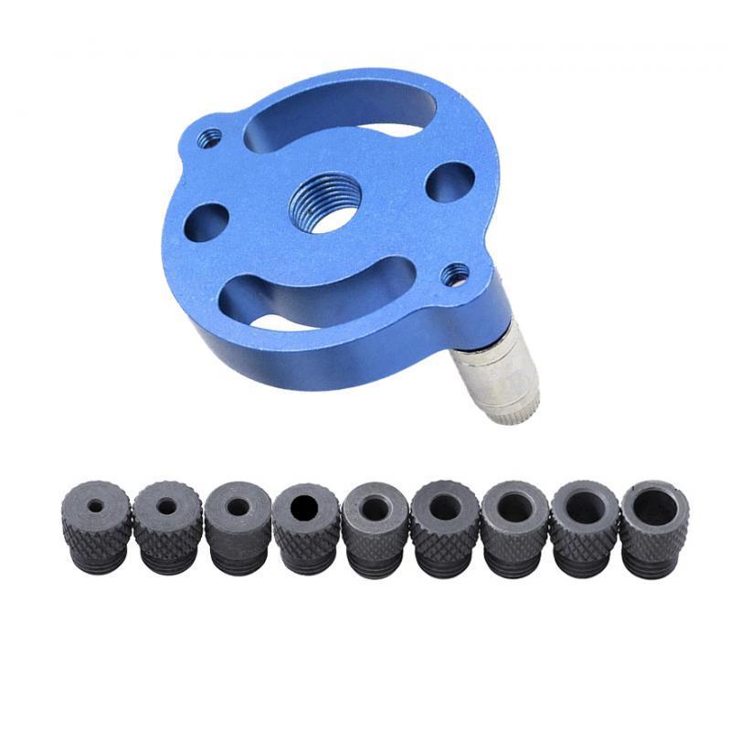 Vertical Self Centering Dowel Jig Kit, Dowel Drill Bit, Drill Bit Hole Jig Hole Puncher Locator, 2-10mm Wood Hole Drill Bit Set Woodworking Tools