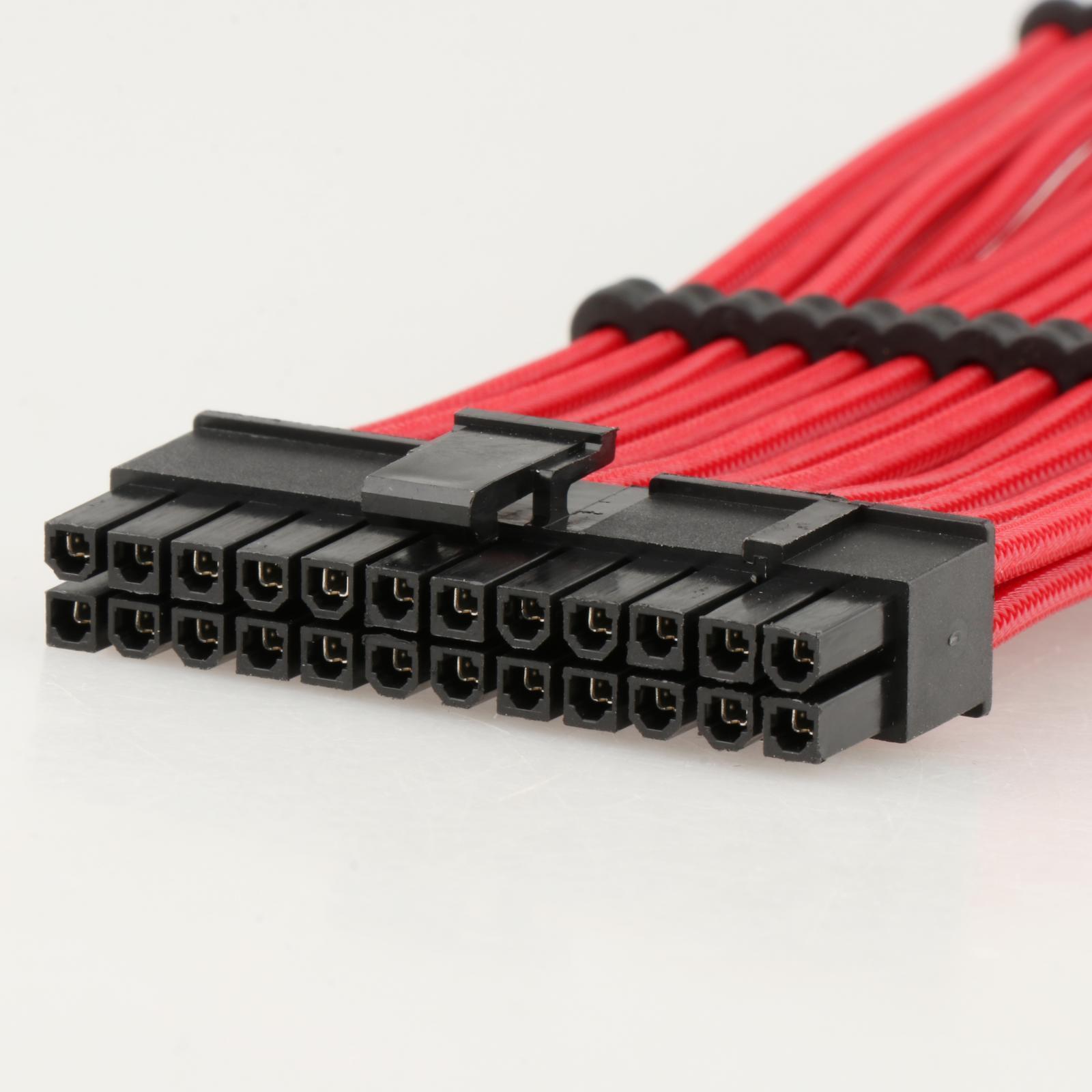 30cm 24Pin PSU Extension Cable Female to Male for Modular Power Supply