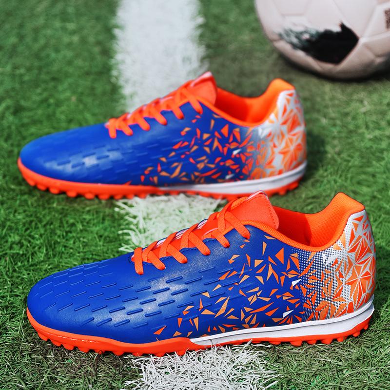 Đàn ông Boots bóng đá chuyên nghiệp Unisex Đào tạo thể thao ngoài trời Đào tạo nóng hổi Cỏ cỏ chất lượng cao Color: White Red Shoe Size: 39
