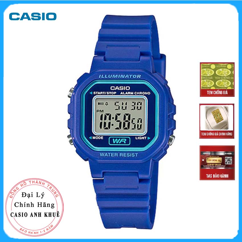 Đồng hồ nữ dây nhựa Casio LA-20WH-2ADF