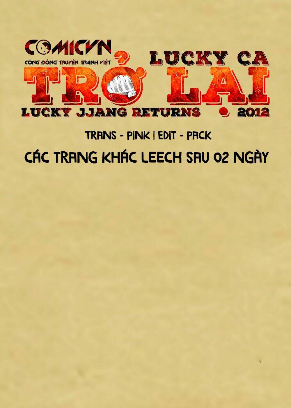 lucky ca trở lại - lucky jjang returns 2012 chapter 16 2