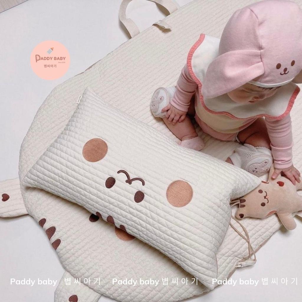 Gối kèm ruột Quilting thêu Dottodot Malolotte Hàn Quốc cho bé - made in korea &lt;có sẵn