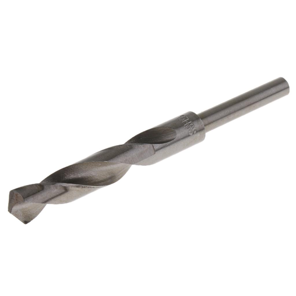 1Pc High Speed Steel 1/2 Drill Straight Shank Twist Metal Drill Bit