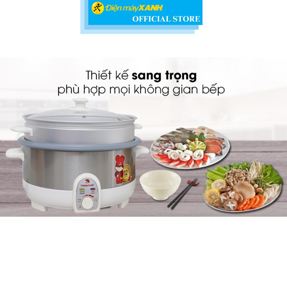 Nồi lẩu điện Happycook HCHP-350ST 3.5 lít - Hàng Chính Hãng
