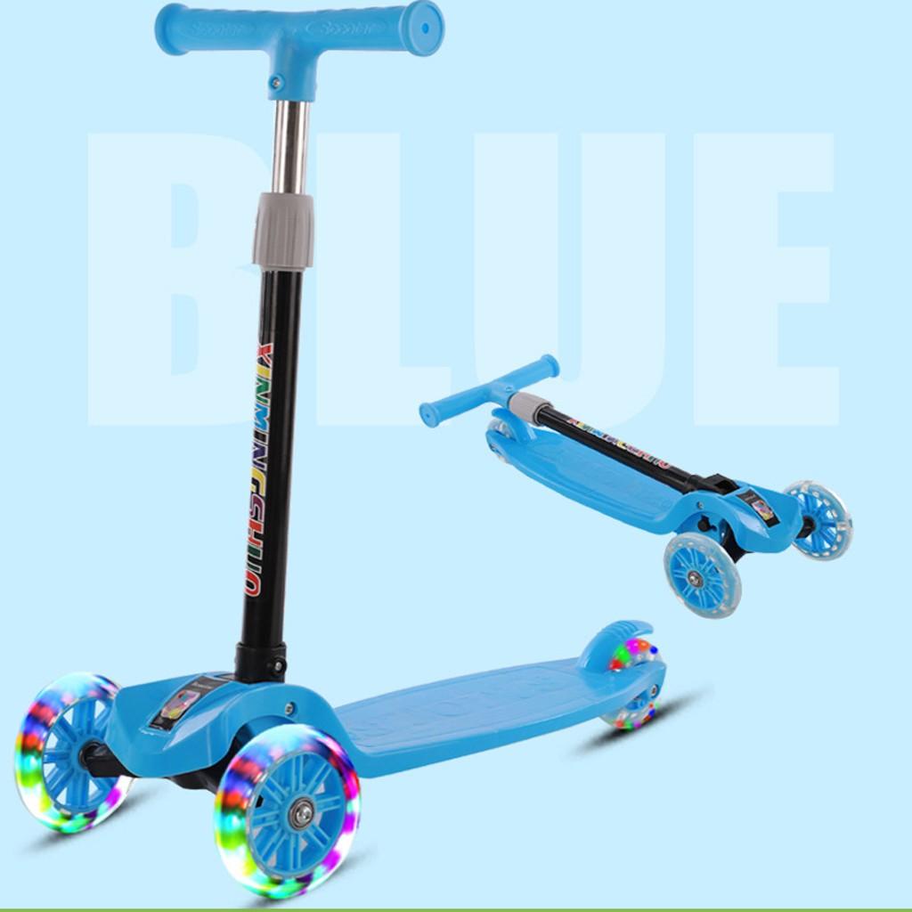 Xe trượt scooter 3 bánh phát sáng có thể gấp gọn