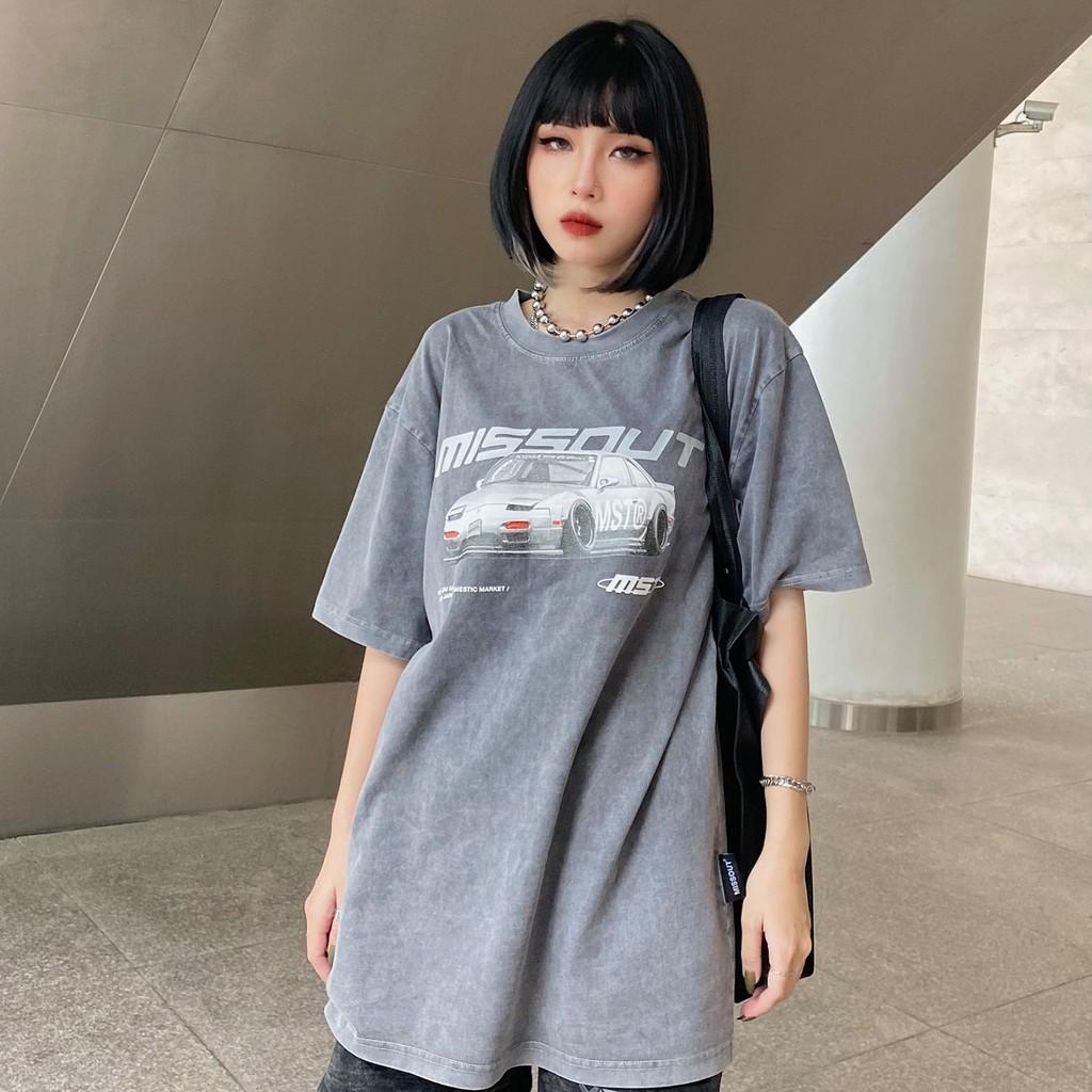 Áo Thun Local Brand Missout Loang Nhuộm Nam Nữ Tay Lỡ Oversize Unisex Full Mạc