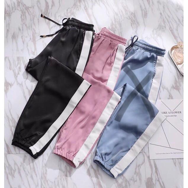 Quần jogger phi lụa mẫu mới cực hot(kèm ảnh thật