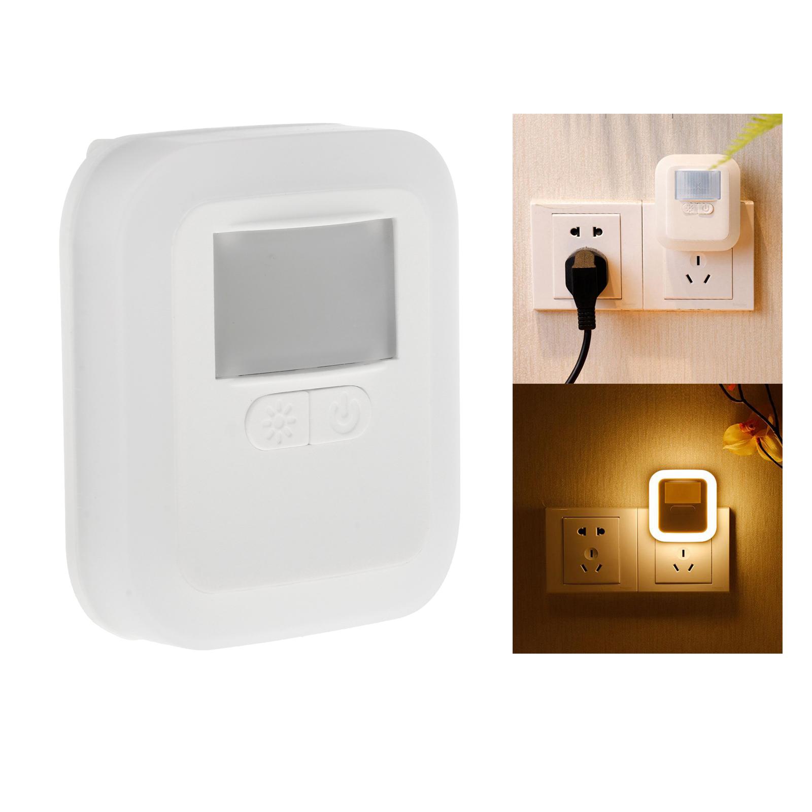 LED Light Control Sensor Smart Home Night Plug-in Light Wall Night Lamp