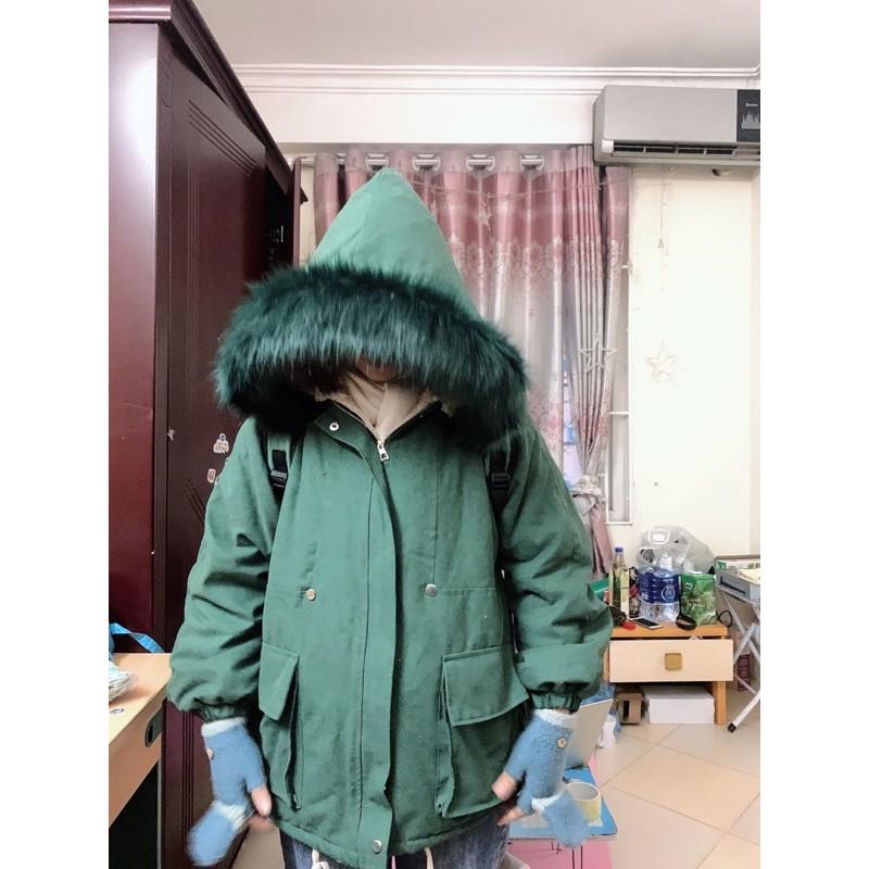 Áo khoác lông dày cao cấp sale