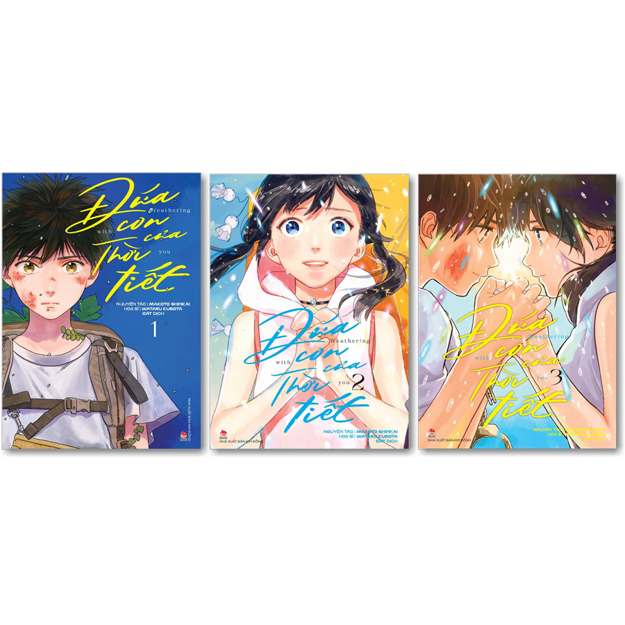 Boxset Manga Đứa Con Của Thời Tiết (3 Cuốn) [Tặng Kèm Postcard]