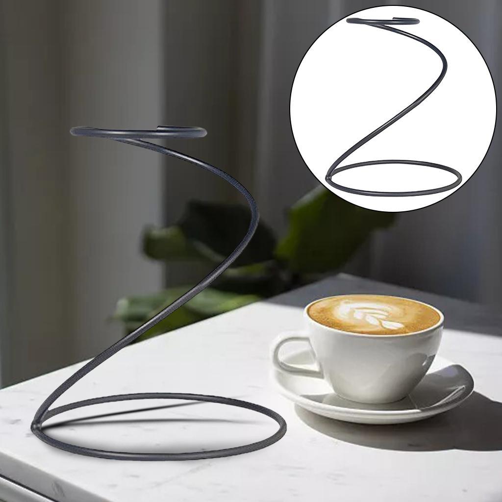 Iron Coffee Filter Holder Rack Coffee Filter Cup Stand for Home Kitchen Accs