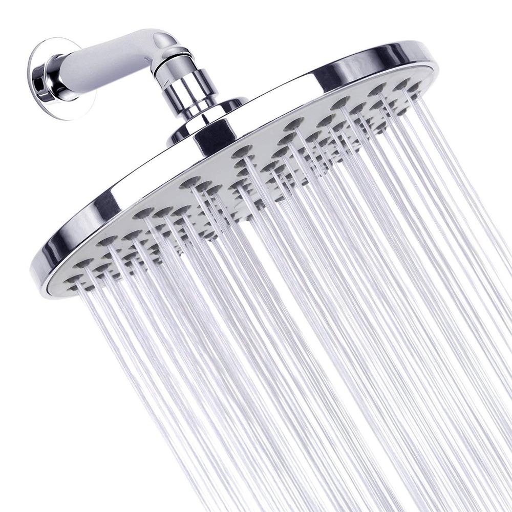 Đầu vòi sen áp suất cao Đầu vòi sen 8 inch G1 / 2 được đánh bóng Chrome