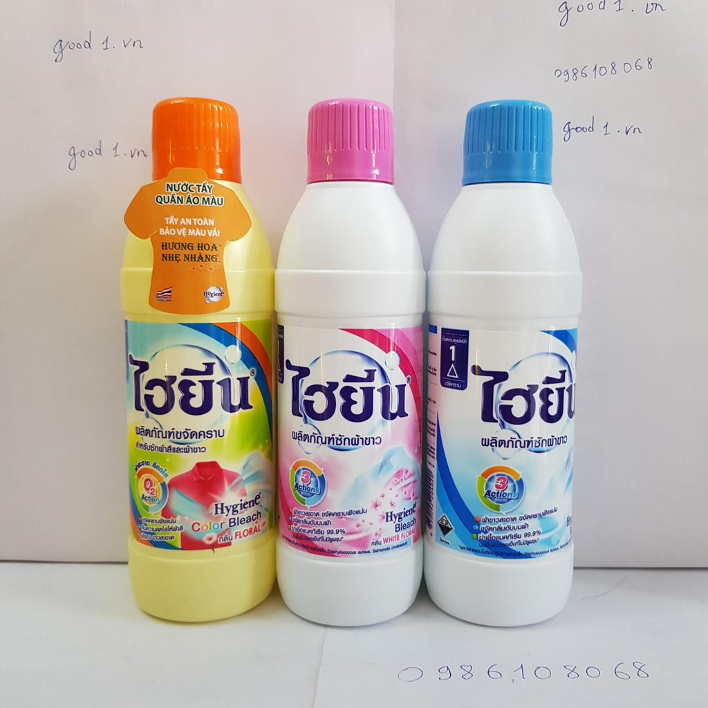 Nước tẩy quần áo trắng và màu Hygiene 250ml Thái Lan