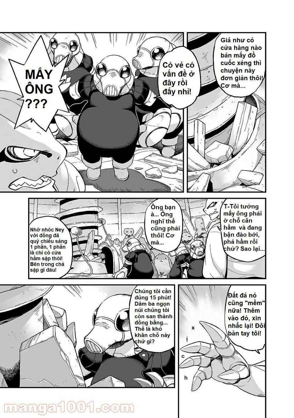 ngay cả khi hậu tận thế, thật hạnh phúc vẫn còn được sống... chapter 17.1 5