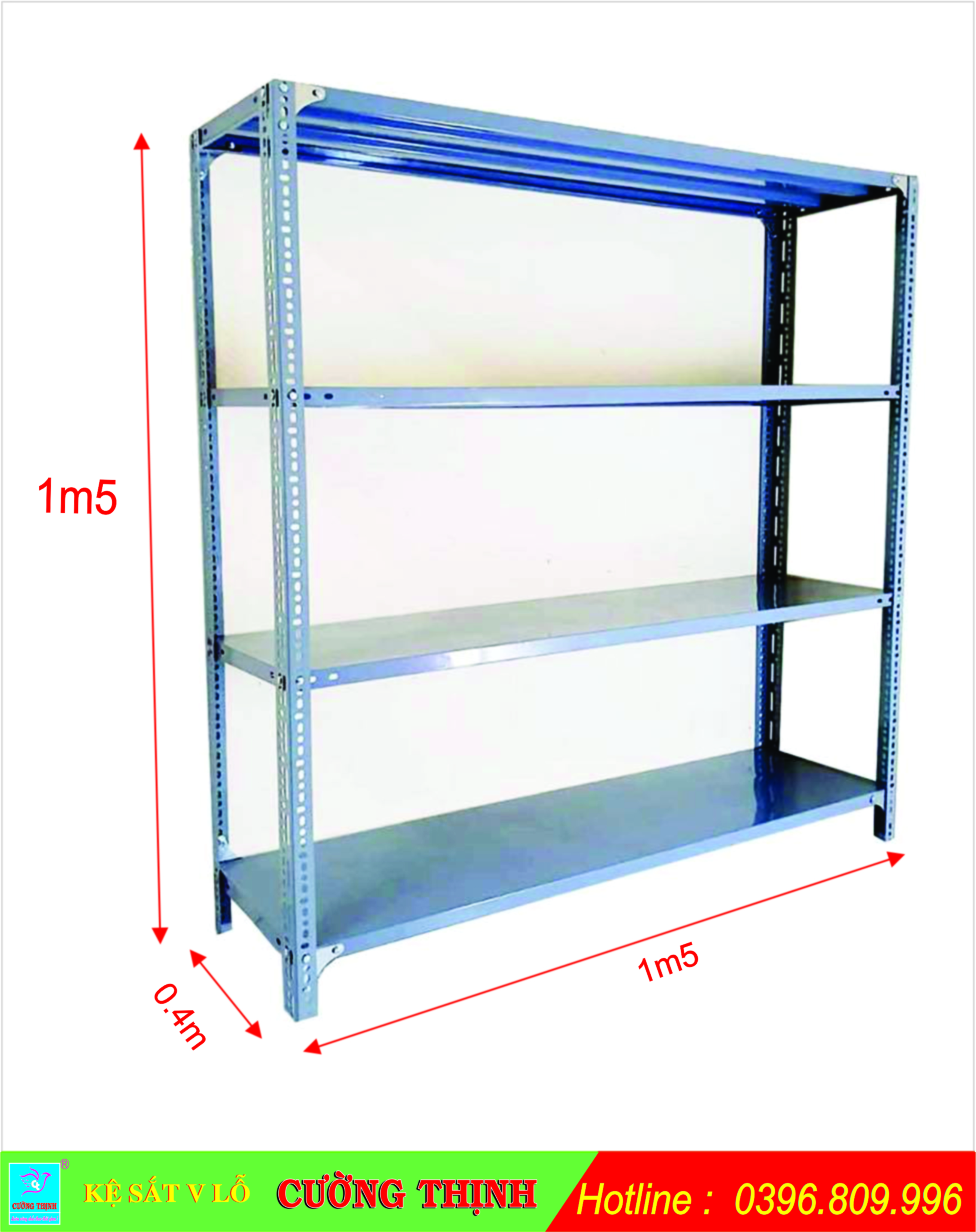 Mâm sắt V lỗ Rộng 30cm x Dài 100cm