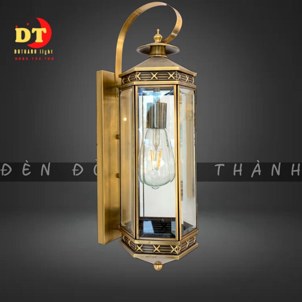 Đèn tường đồng kính ngoài trời cao cấp,hiện đại HTLQ TDK