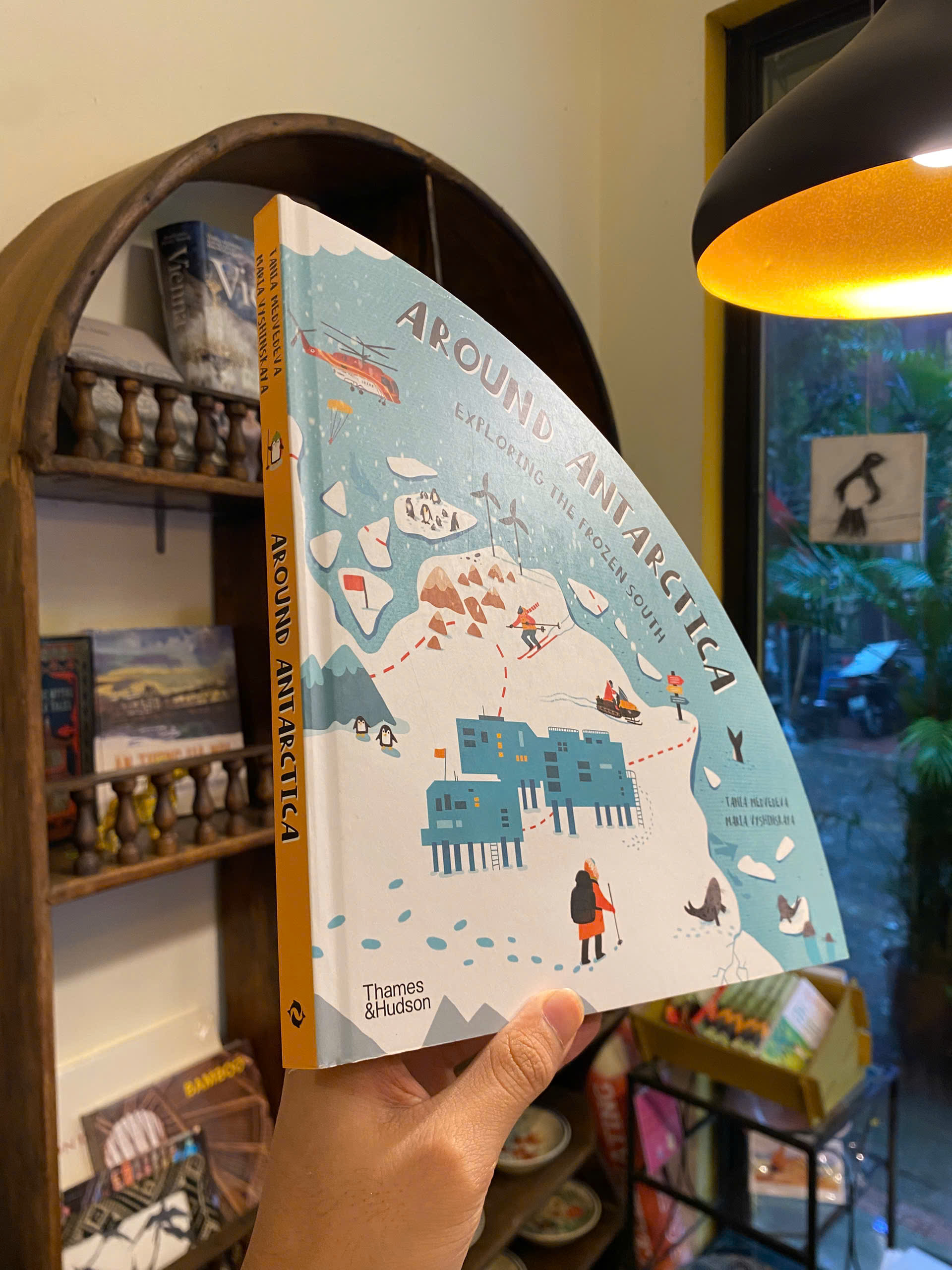 Sách - Around Antarctica: Exploring the Frozen South by Tania Medvedeva | Children English Book