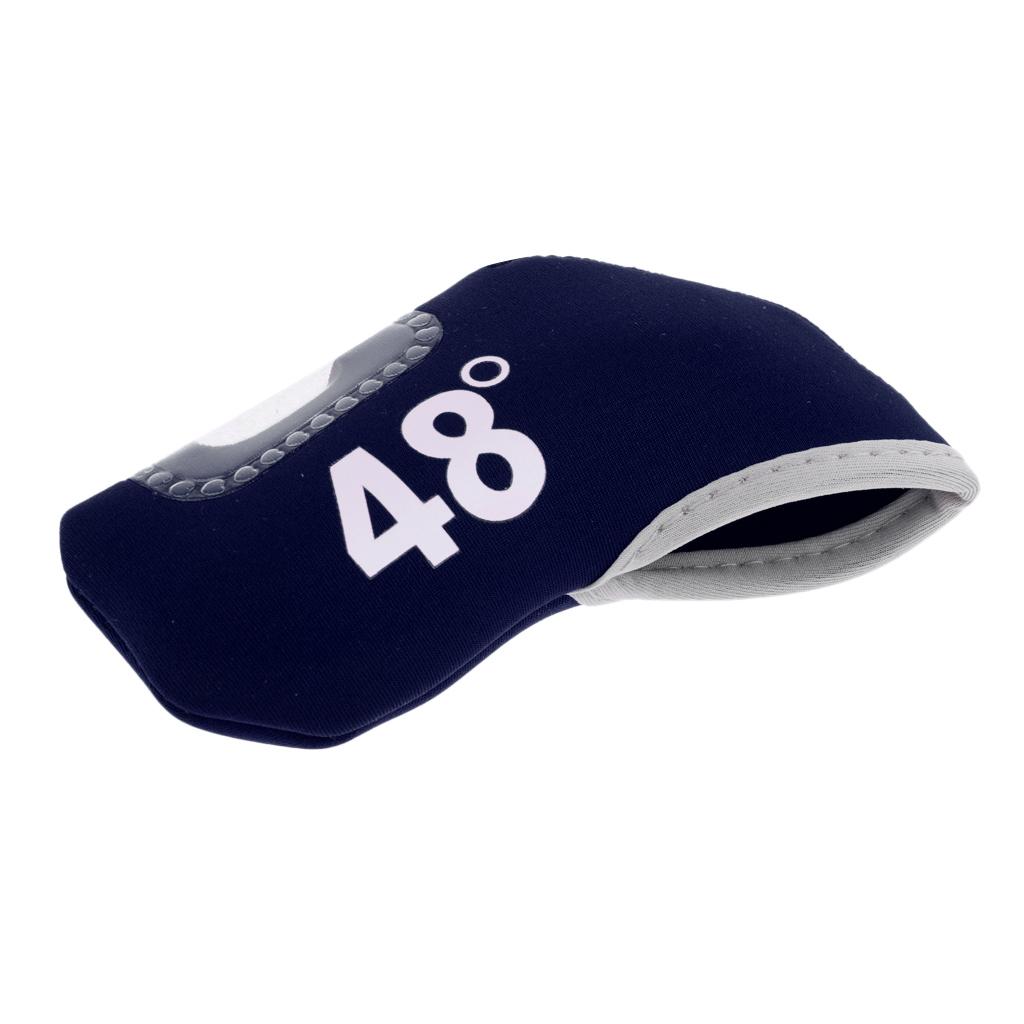 Golf Club Iron Putter Headcover Head Cover Protector 48 Degree Black