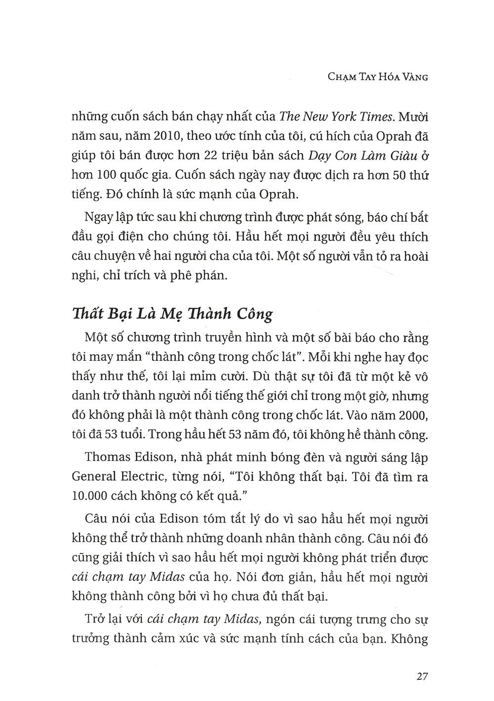 Chạm Tay Hóa Vàng (Tái Bản)