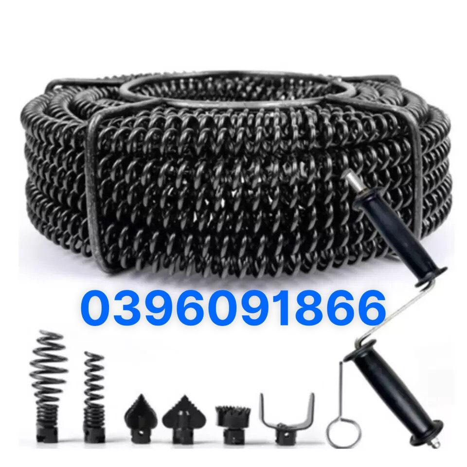 Dây thông cống dùng tay quay dài 21m phi 16 gồm 6 đầu thông + 1 tay quay