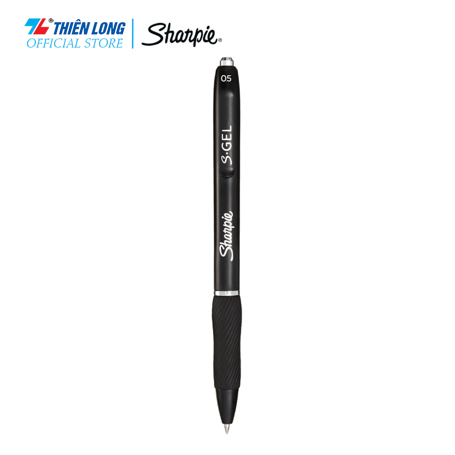 Bút gel không lem Sharpie S-Gel 0.5 mm - Mực đen