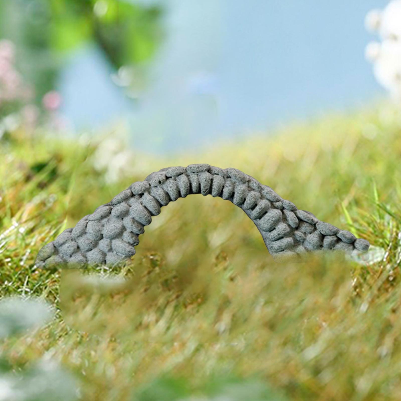 Miniature Bridge Micro Landscape Ornament Arch Bridge Figurine Resin Craft