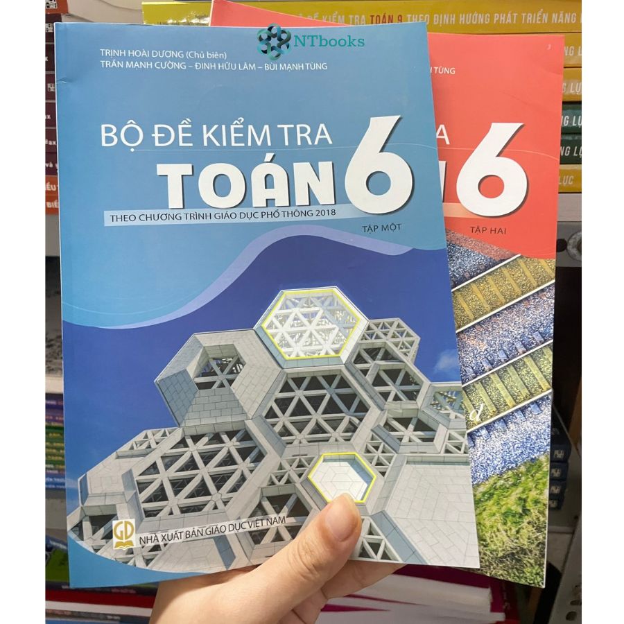 Sách Bộ đề kiểm tra Toán 6 Tập 1