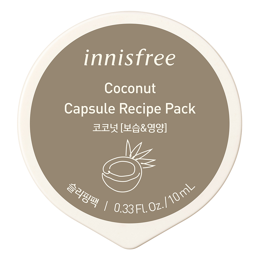 Mặt Nạ Ngủ Dạng Hủ Từ Dừa Innisfree Capsule Recipe Pack Coconut (10ml) - 131171941