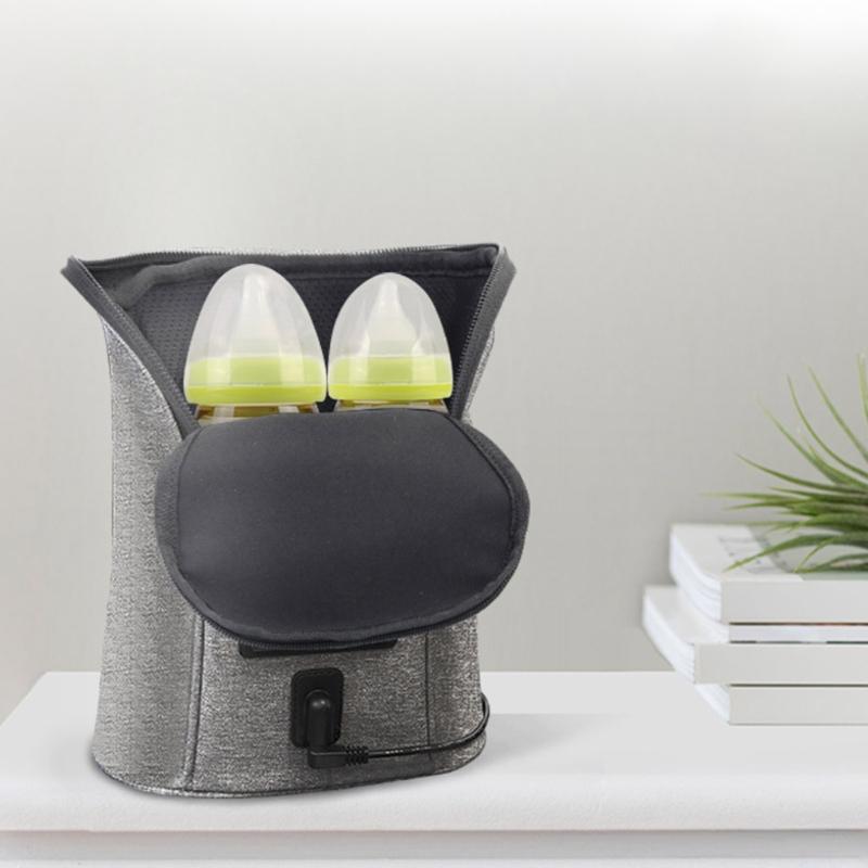 Di Động Cho Bé Bình Nóng Lạnh Đa Năng Xe Hơi USB Dual-Bình Sữa Ấm Du Lịch Bình Giữ Nhiệt Bình Nhiệt Bao