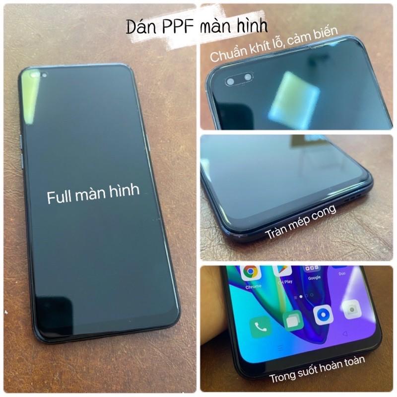 Tấm dán dành cho Xiaomi Redmi Note 10 Pro dán PPF mặt trước, dán mặt sau, dán màn hình, dán mặt lưng Full viền chuẩn