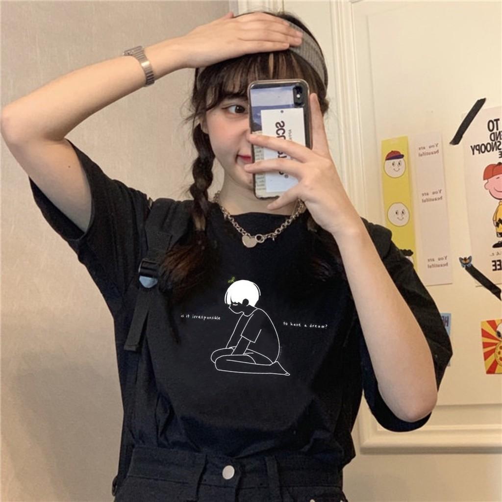 Áo thun tay lỡ Irresponsible phông Unisex nam nữ tee oversize form rộng pull Ulzzang Streetwear Hàn Quốc vải mềm