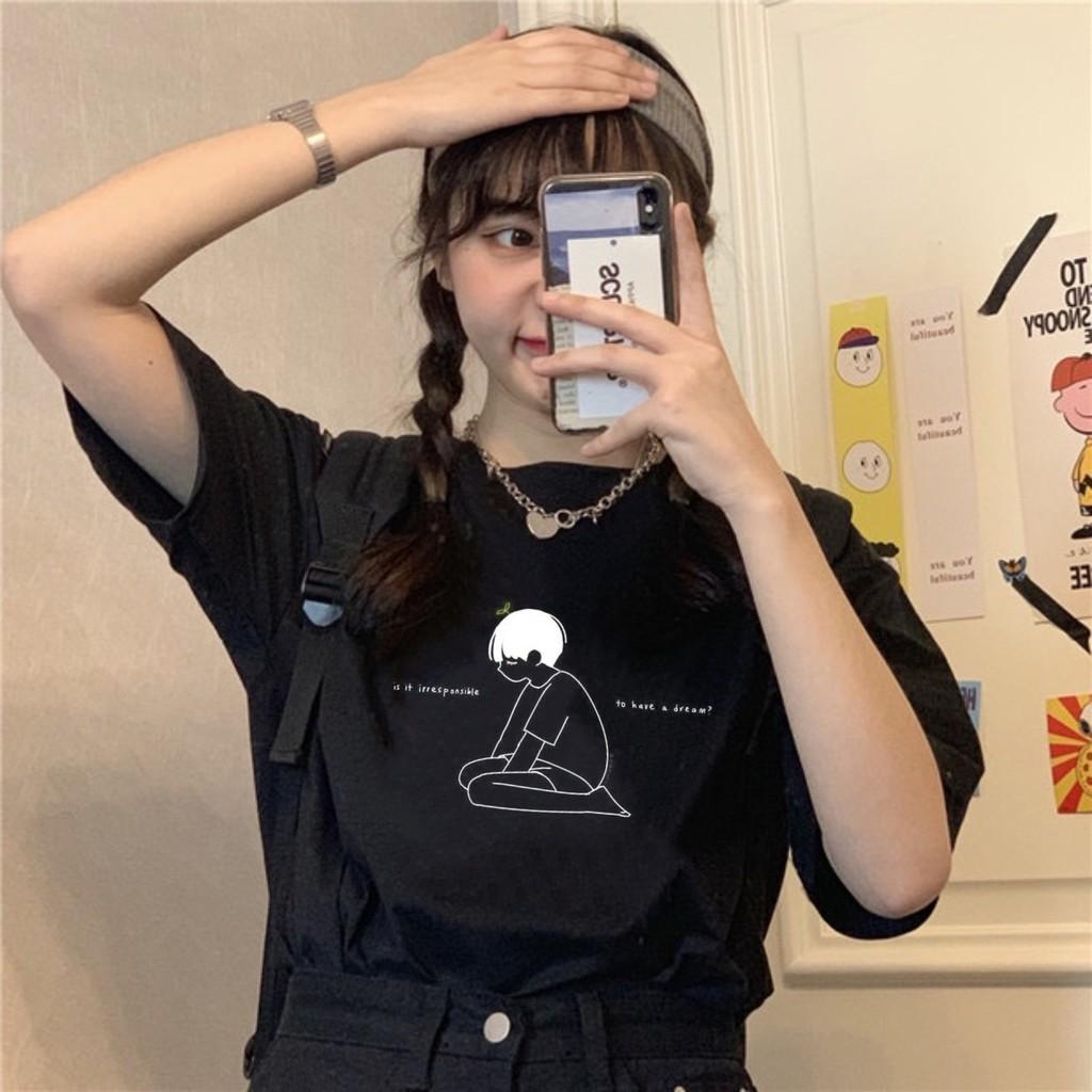 Áo thun tay lỡ Irresponsible  phông Unisex nam nữ tee oversize form rộng pull Ulzzang Streetwear Hàn Quốc vải mềm