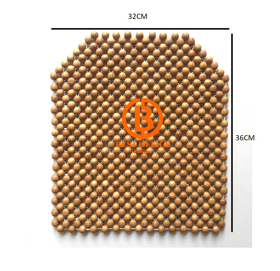 Lót Yên Xe Máy hạt gỗ Hương - Bọc yên xe máy đa năng hạt gỗ tự nhiên, massge dễ chịu. Tặng kèm vòng tay hạt gỗ hương