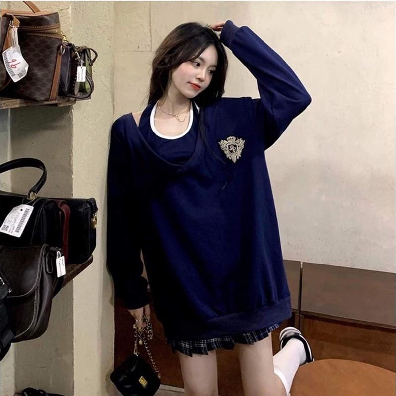 SET ÁO ULZZANG HUY HIỆU SET ÁO 2 MÓN