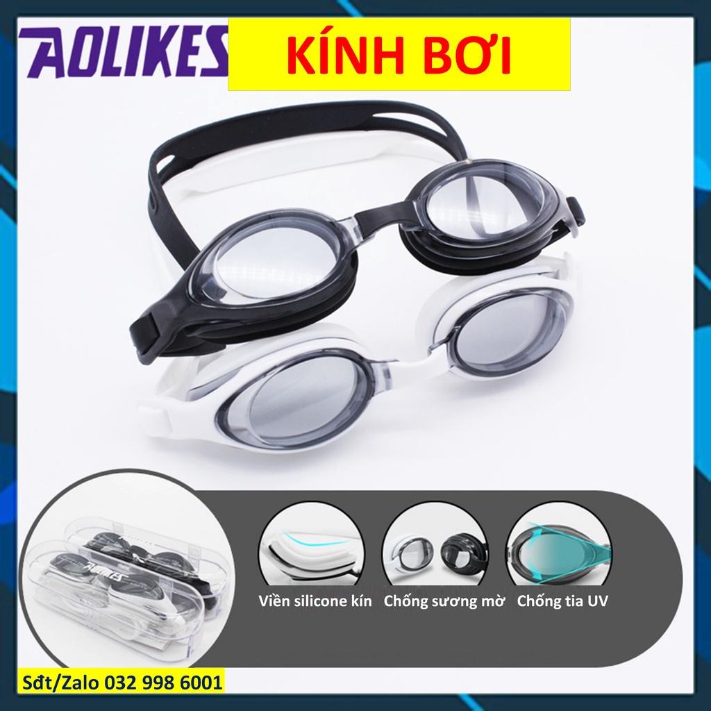 Mũ bơi người lớn chống sương mờ, kính bơi chính hãng aolikes 5005 5010 Nón bơi Kính bơi thể thao Mũ bơi silicone yeah