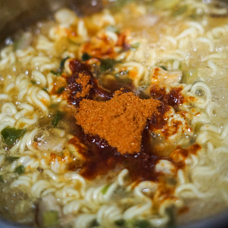 5 Gói mì rau cải Samyang (115g/gói)