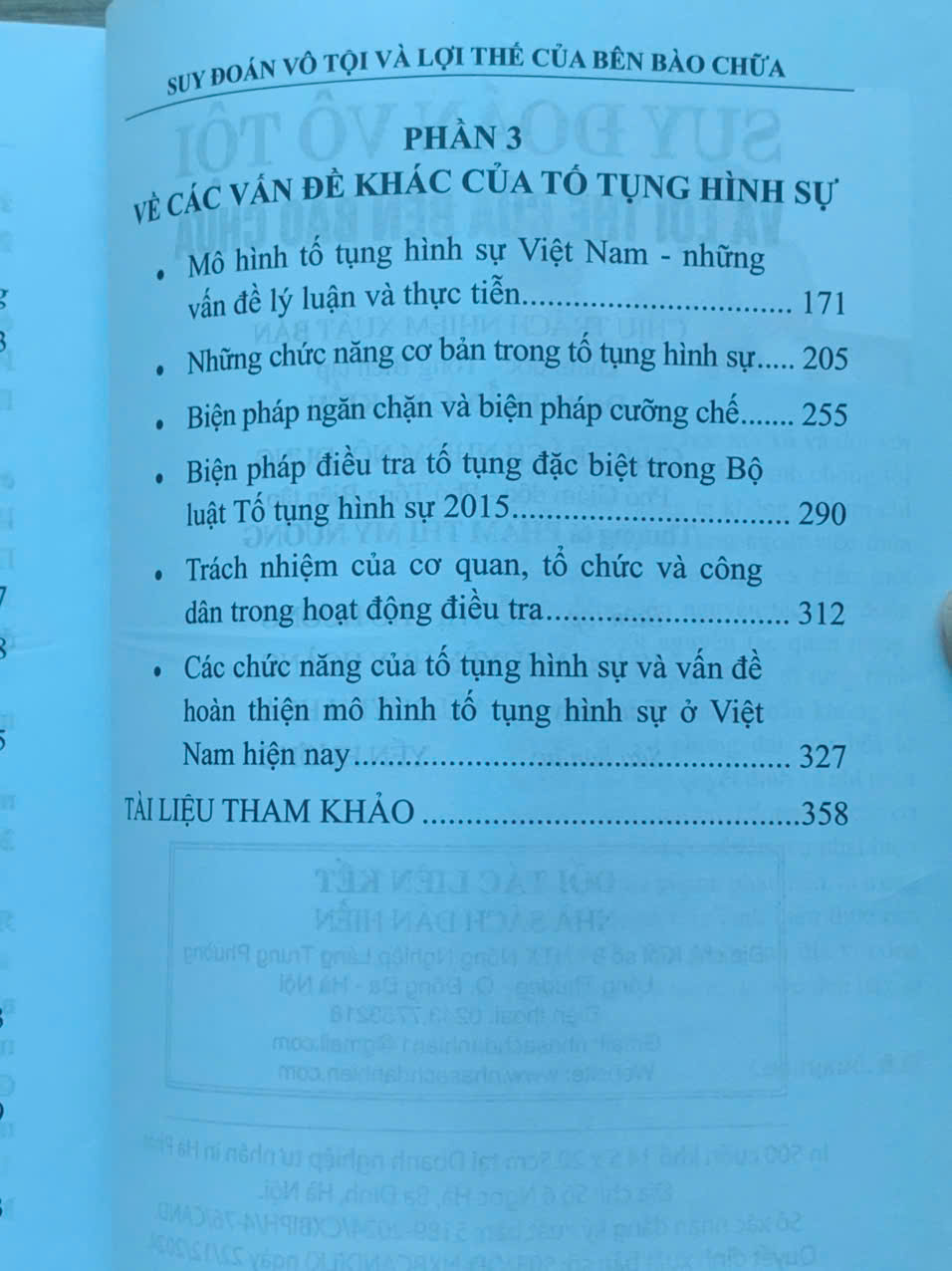 Suy đoán vô tội và lợi thế của bên bào chữa