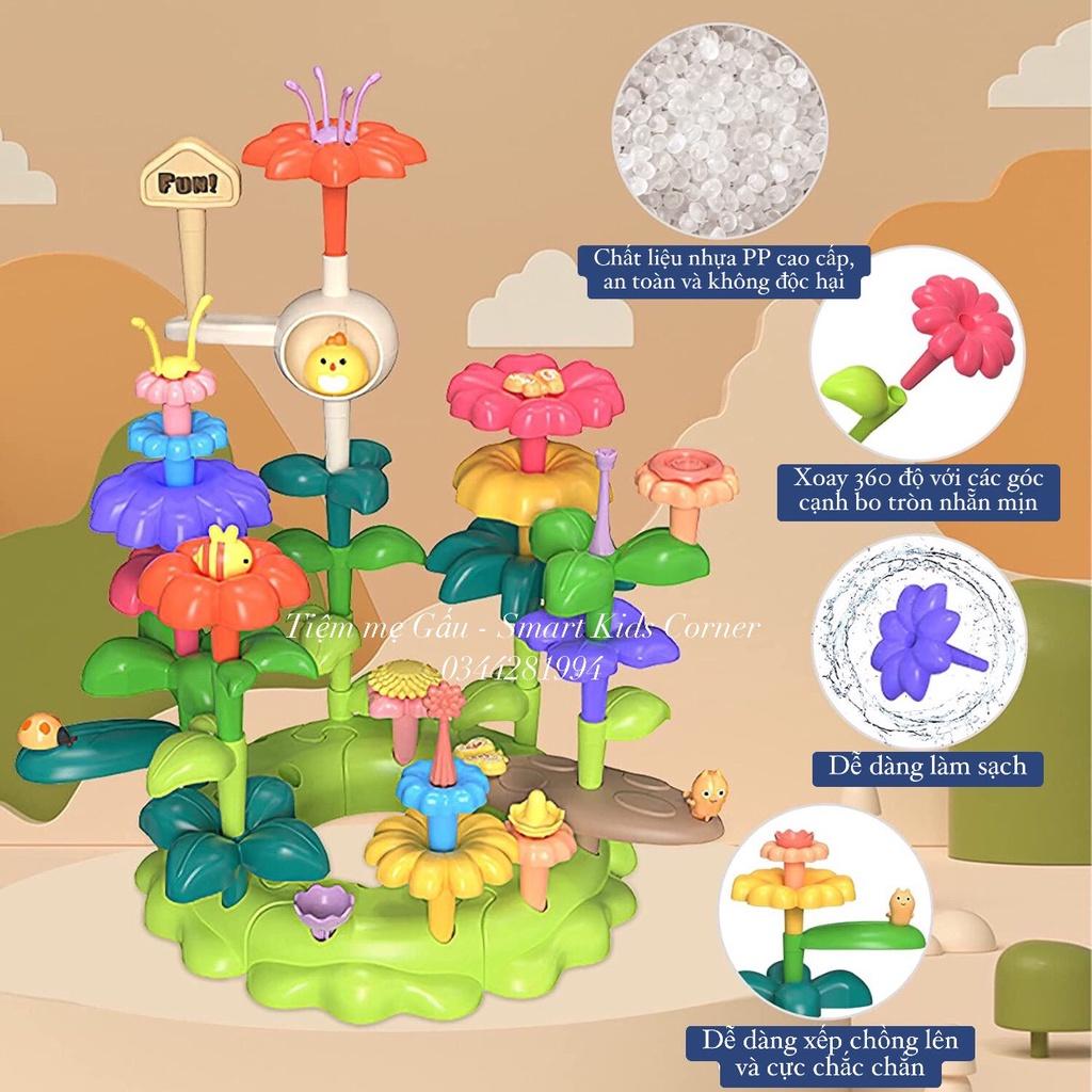 ĐỒ CHƠI DIY LẮP GHÉP KHU VƯỜN CỔ TÍCH FLOWER GARDEN BUILDING TOY SET GIÚP BÉ PHÁT TRIỂN TƯ DUY