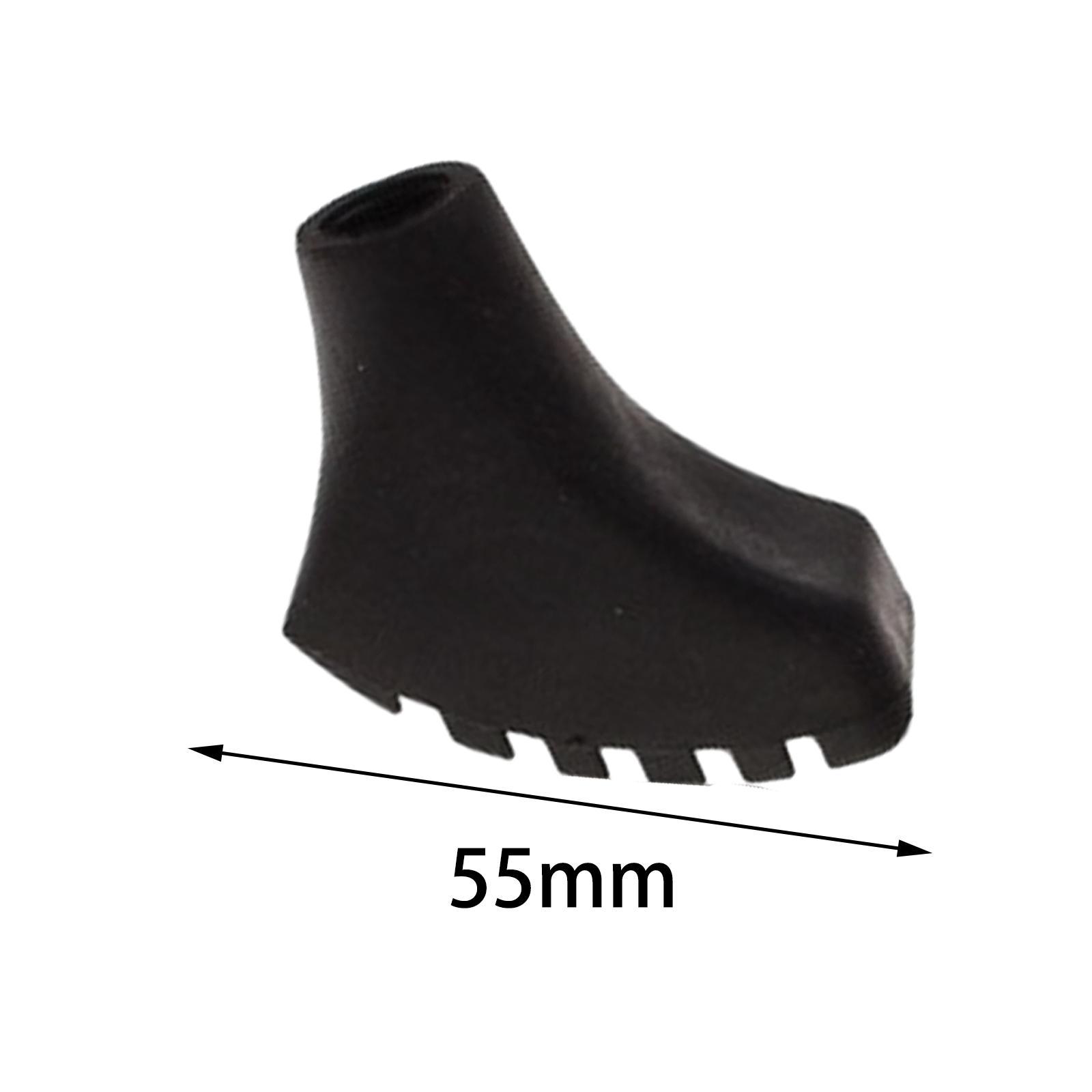 Trekking Poles Tips Cane Caps Cover Protective Pads Tips Antiskid Buffer Rubber Feet Replacement Tips End for Outdoor Camping