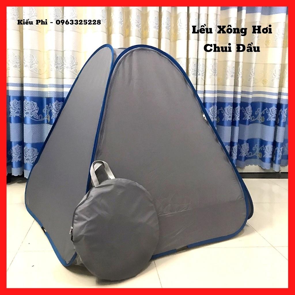 Lều xông hơi chui đầu tự bung vải dày cách nhiệt chống thấm nước tốt hiệu quả tại nhà