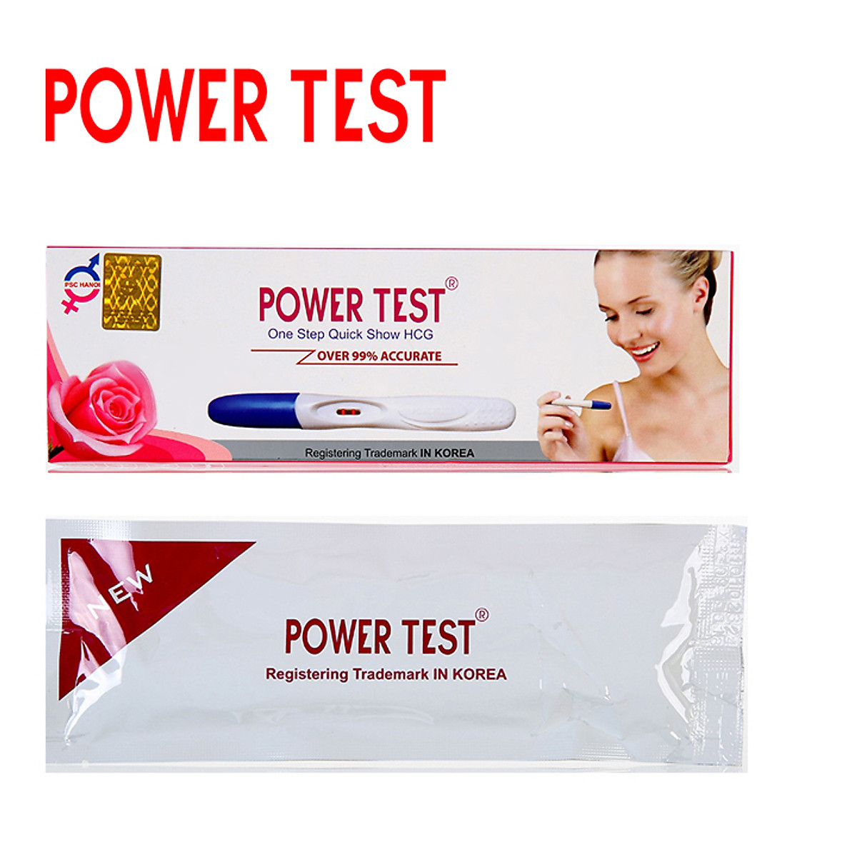 Bộ 3 Bút Thử Thai Nhanh Powertest - 100% Hàng Chính Hãng - Che Tên Sản Phẩm