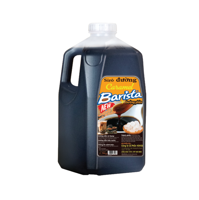 Siro Đường Caramel Barista 2,5kg