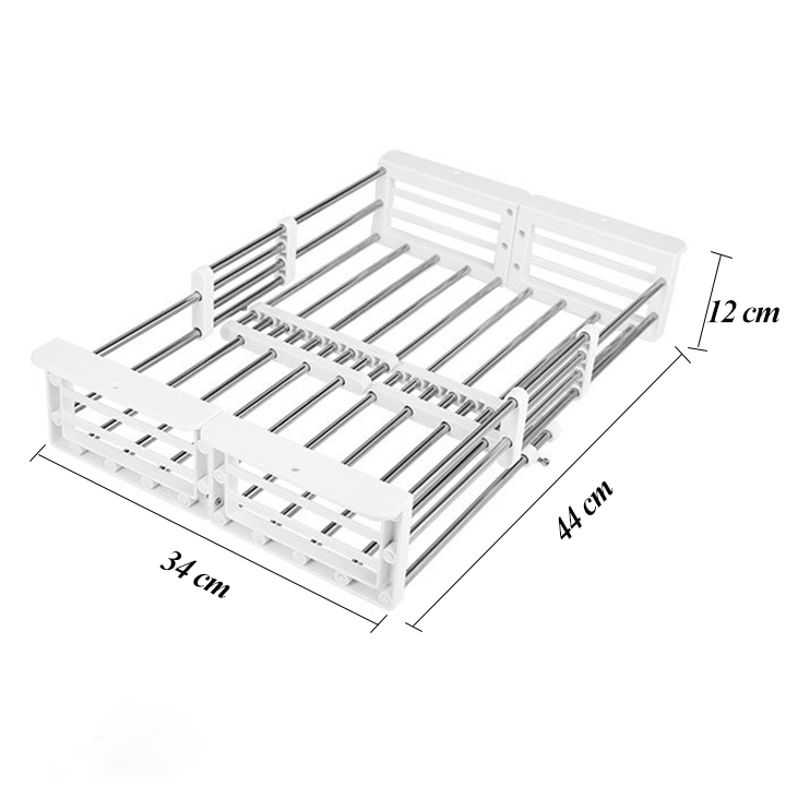 Khay bồn rửa chén inox co giãn loại lớn