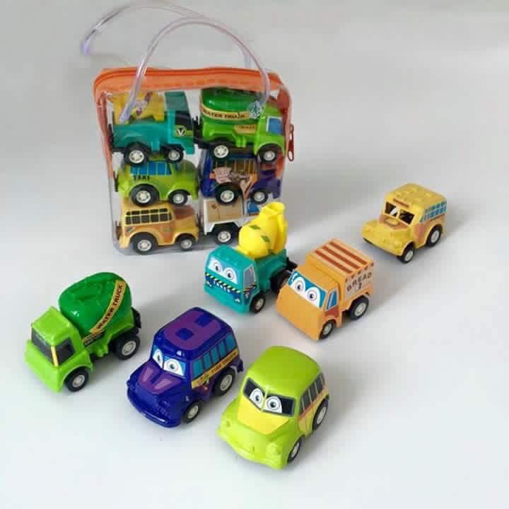 Sét 6 ô tô mini cho bé