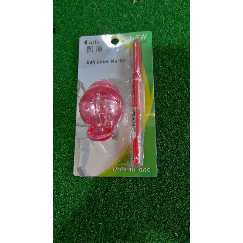 Dụng cụ kẻ line trên bóng golf.